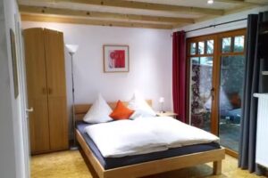 Apartment mit Gartenblick