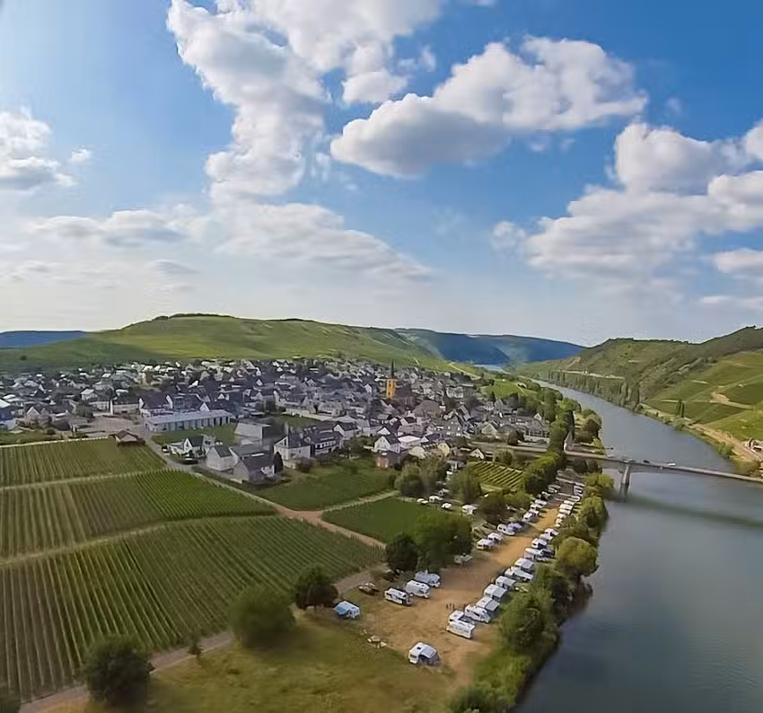 Campingplatz Trittenheim Im Gr&uuml;nen