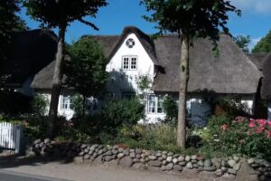 Ferienhaus Ferienwohnung Reetdach Nordseeinsel Föhr