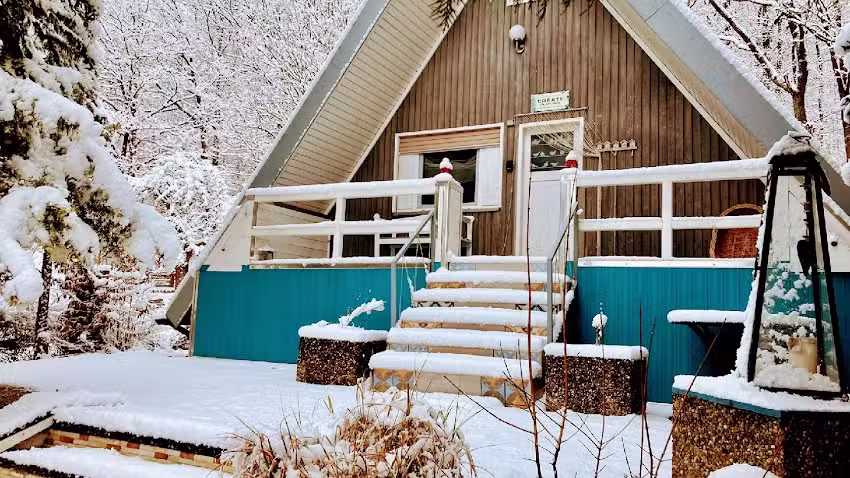 H&uuml;ttenflair im Waldh&auml;uschen