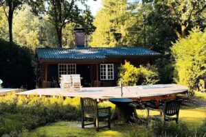 kuscheliges Waldhaus Kaminknistern