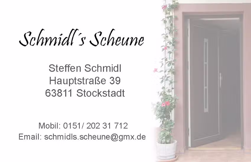 Monteurzimmer SCHMIDL&rsquo;S Scheune