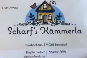 Scharf&lsquo;s K&auml;mmerla | Ferien- und Monteurwohnung