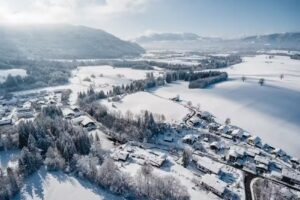 Weiherblick Panorama &ndash; Ferienwohnungen in Oberbayern